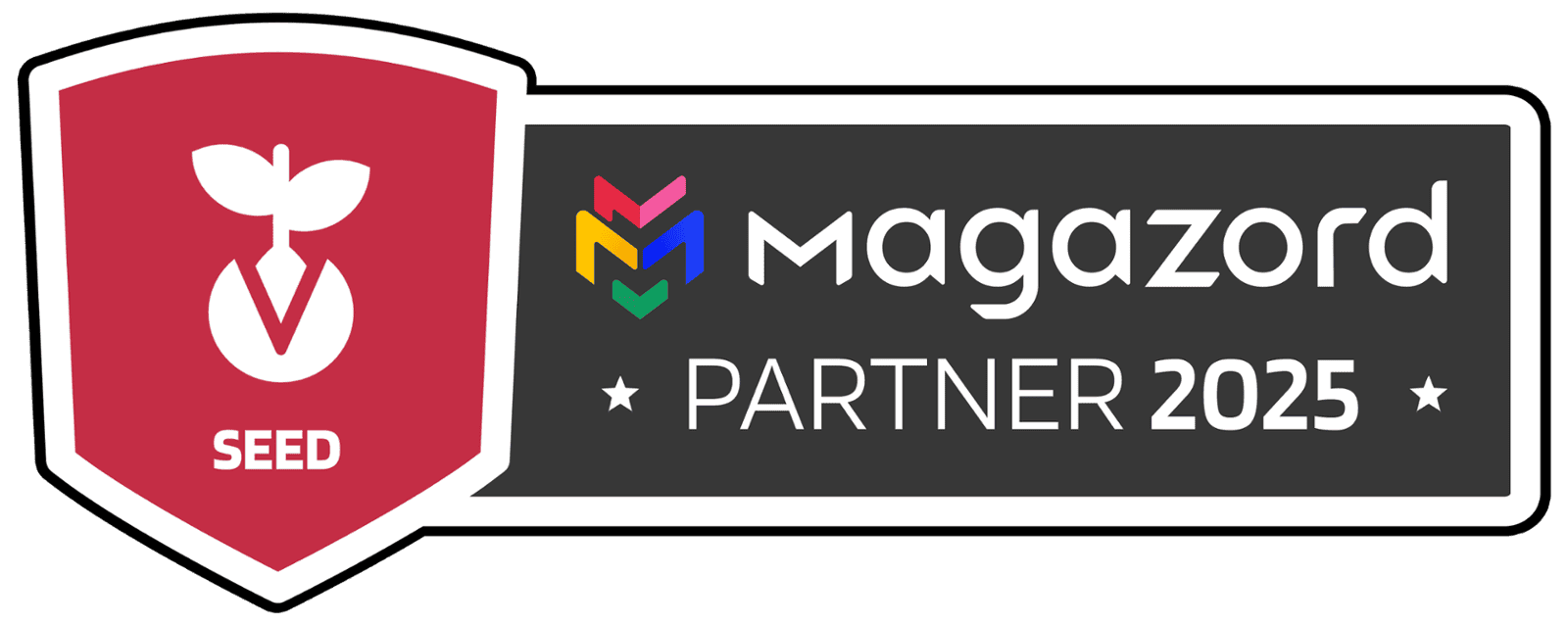 Selo de Parceria Magazord Seed Partner 2025