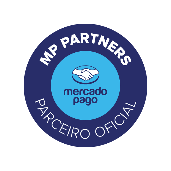 Selo de Parceria Mercado Pago Parceiro Oficial