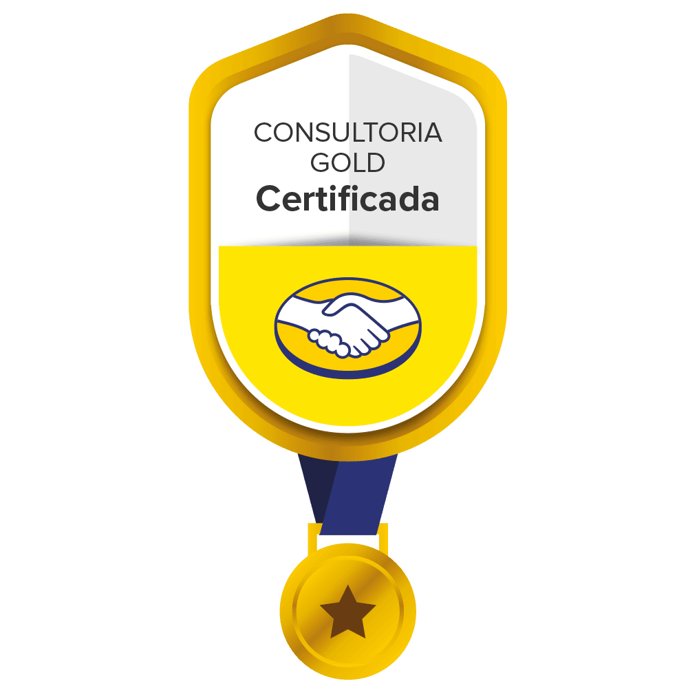 Selo de Parceria Consultoria Gold Certificada do Mercado Livre