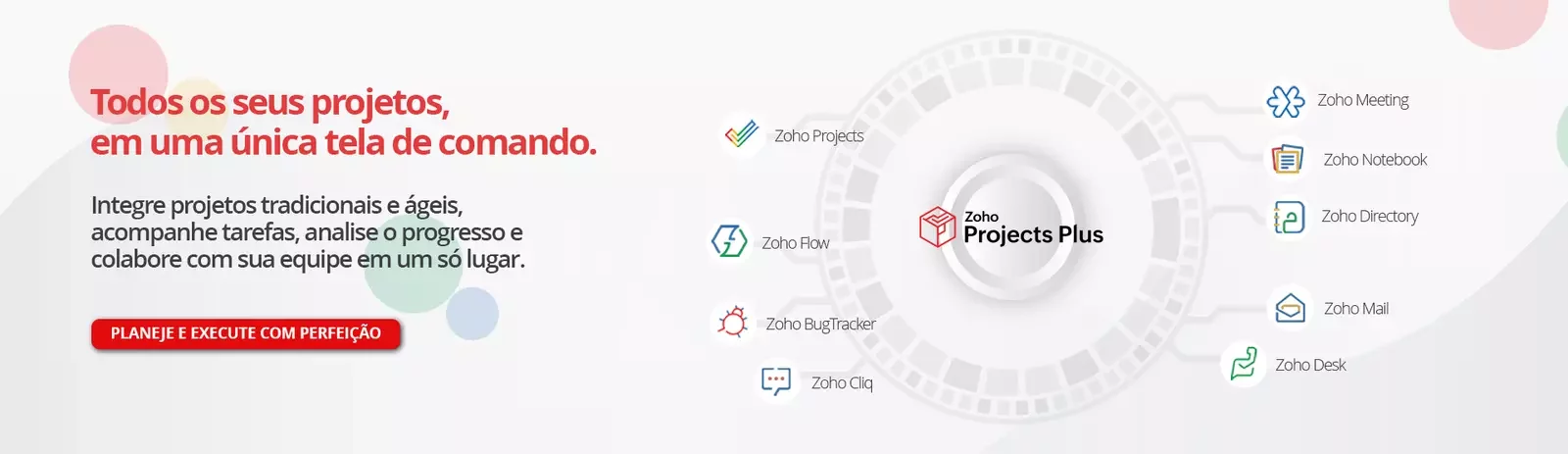 Banner sobre Zoho Project plus