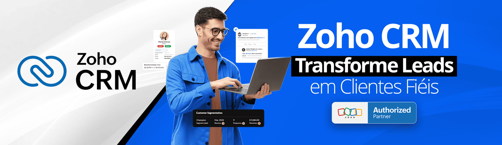 Banner sobre Zoho CRM