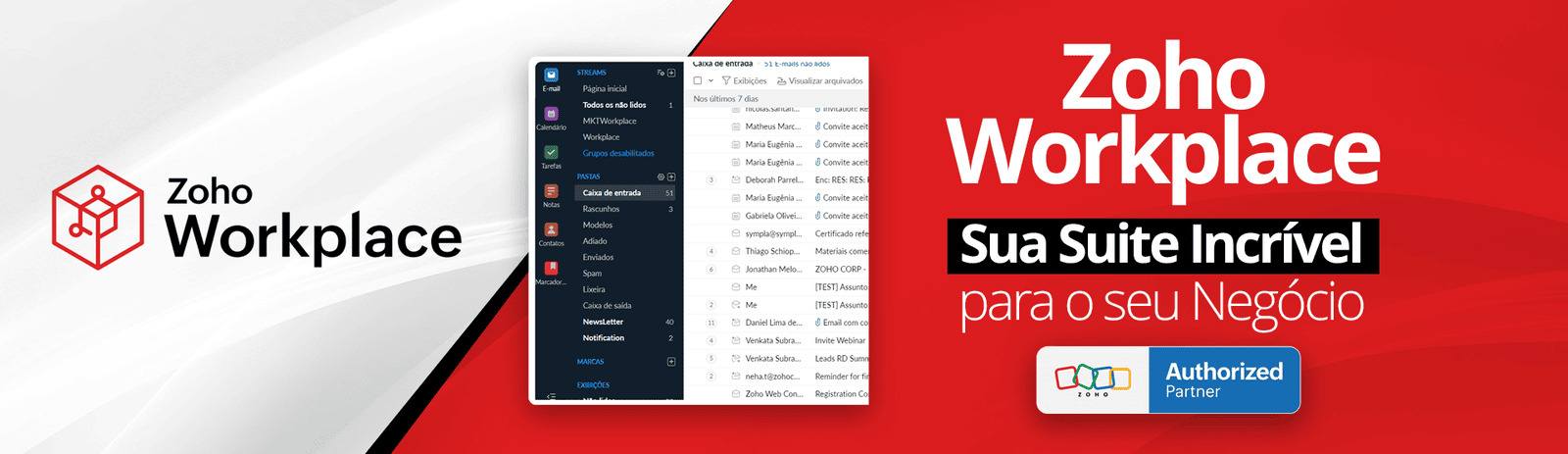 Banner sobre Zoho Workplace