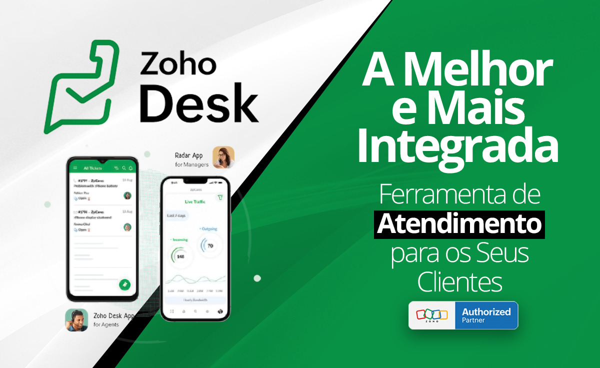 Banner sobre Zoho Desk