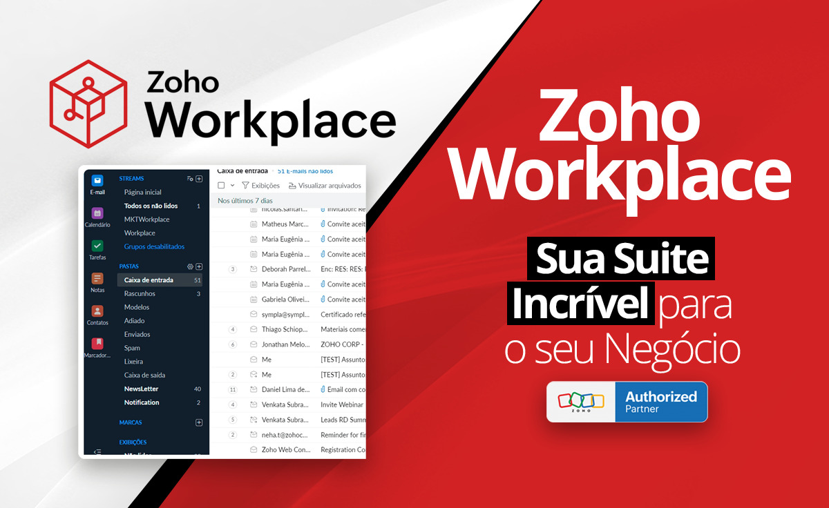 Banner sobre Zoho Workplace